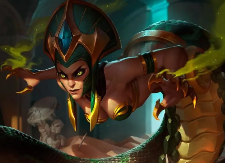 测试服蛇女被动更新：随等级提升百分比移速，可以买鞋！